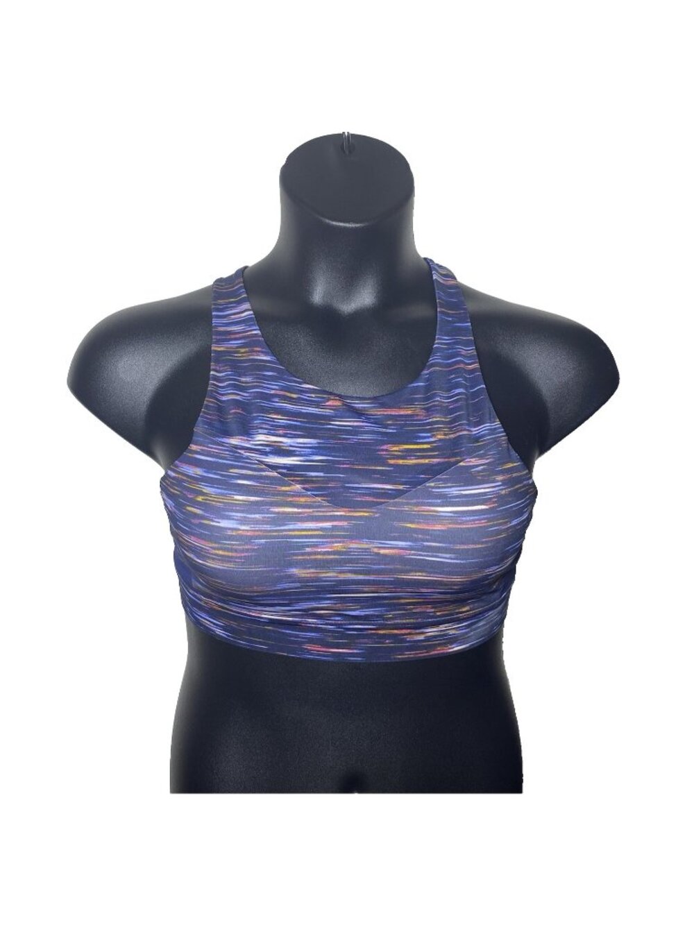 Brooks 40C/D Drive 3 Pocket Run Bra Sundial Velocity Print Compression Quick Dry